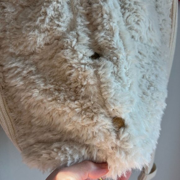 And Now This Women's Mixed-Media Long-Sleeve Jacket XS Palomino - Picture 5 of 13